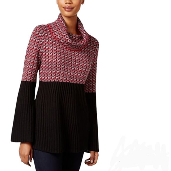 Style & Co Cowl Neck Long Bell Sleeve Sweater 0X - Picture 1 of 9